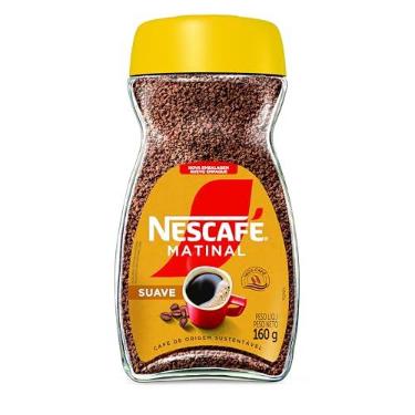 Imagem de Café Solúvel Matinal Nescafé, 160g | Granulado, Sem Glúten, Sem Ingredientes Artificiais