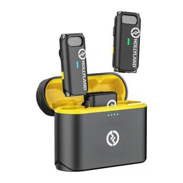 Imagem de Sistema Microfone Sem Fio Hollyland Lark M1 P/2 Pessoa Preto