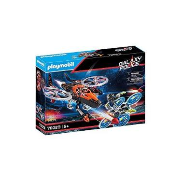 Imagem de Playmobil - Piratas Polícia Galácticos com Helicóptero, Colorido