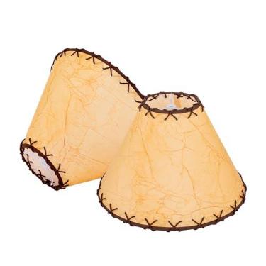 Imagem de Wellmet Conjunto De 2 Abajures Redondos De Pergaminho, Abajur De Substituição De 6" X 16" X 10", Sem Necessidade De Montagem, Abajur Clássico Moderno Para Abajur De Mesa, Abajur De Cabeceira, Abajur