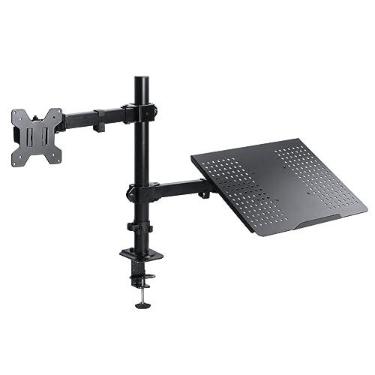 Imagem de SUPORTE PARA MONITOR E NOTEBOOK COM ARTICULAÇÃO DUPLA - SMN500 – VINIK