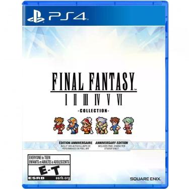 Imagem de Jogo Square Enix Inc Final Fantasy I-VI Collection Anniversary Edition Playstation 4 Gráficos de Pixel 2D Atualizados