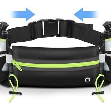 Imagem de Cinto de Corrida de Hidratação, Cinto de Hidratação de Corrida, Cinto de Corrida com Garrafas, Bolsa de Cintura com Garrafa de Agua, Pochete de Corrida, Cinto com Suporte para Garrafa de Água