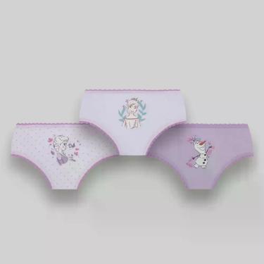 Imagem de Kit 3 Calcinha Infantil Lobinha Frozen 18202-089, Sortido0916, G