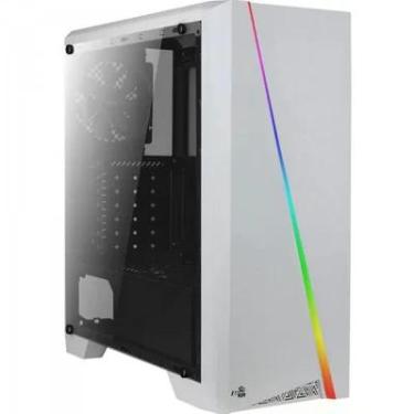 Imagem de Gabinete Gamer Aerocool Mid Tower, Rgb Cylon, Branco