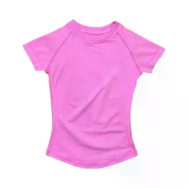 Imagem de Camiseta Esportiva Feminina Respirável E Elástica Com Gola Redonda E M