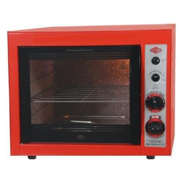 Imagem de Forno Elétrico Crystal Red Advanced Com Timer 220V Layr, Vermelho, 220