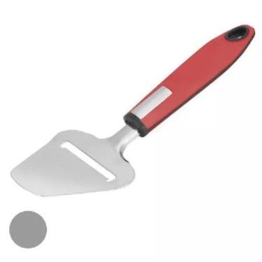 Imagem de Fatiador Plaina Cortador de Queijo Inox Manual - Unyhome, Vermelho