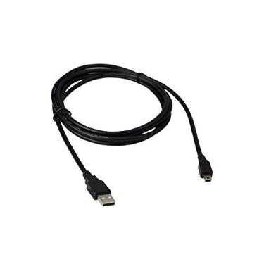 Imagem de Mini cabo USB PC-USB1803 Preto - USB 2.0.1.8 Metros taxa de transferencia de ate 480mbps