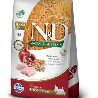 Imagem de Ração N&d Ancestral Grain Cães Sênior Mini Frango Romã 2,5kg