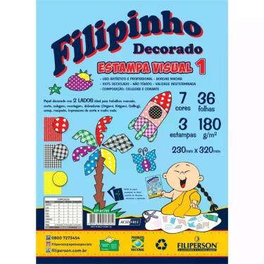 Imagem de Bloco para Educacao Artistica Textura 1 Decorado A4 180G 36F - Usa Fol