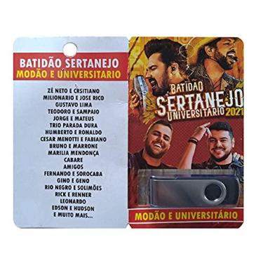 Imagem de JEL Pen Drive Gravado Sertanejo Universitario 8GB USB