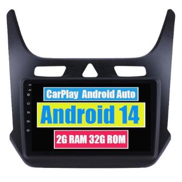 Imagem de RoverOne Central Multimídia para Chevrolet Cobalt 2016 2017 2018 com CarPlay Android Auto Navegação GPS Bluetooth Radio Estéreo WiFi