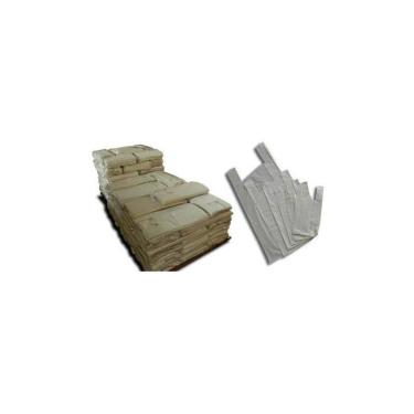 Imagem de Sacolas Plasticas Branca Reciclada Recuperada 40x50 5kg - Higipack