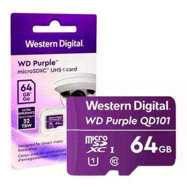 Imagem de Cartão De Memoria 64gb Microsd Ultra Endurance Purple Cftv Wdd064g1p0c WD