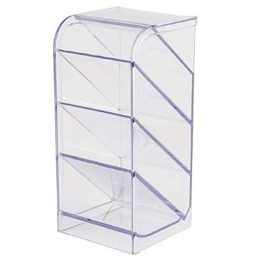 Imagem de Organizador Diagonal Cristal Selado – Porta Documentos Transparente, Compacto e Resistente para Mesa, Escritório e Home Office