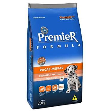 Imagem de Ração Premier Filhotes Raças Médias para Cães Sabor Frango, 20kg Premier Pet Raça Filhotes,