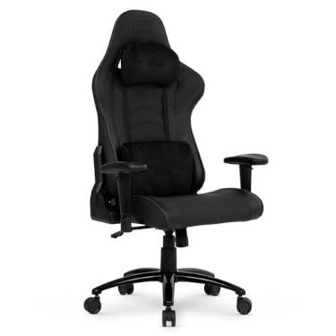 Imagem de Cadeira Gamer DT3 Elise, ergonomica e confortável com revestimento DT3 PU MaxPro™, espuma injetada, estrutura em aço reforçado, braços 1D+, suporta até 130kg e altura máx. de 1,80m (Black)