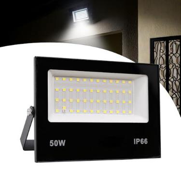 Imagem de Refletor Led 50w Bivolt Prova D'agua C/Sensor De Presença