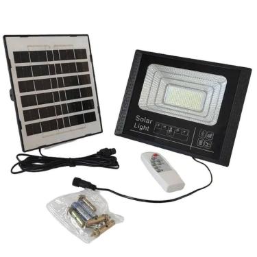 Imagem de Refletor 350W Placa Solar Branco Frio 6500K IP67 Holofote Placa Solar 