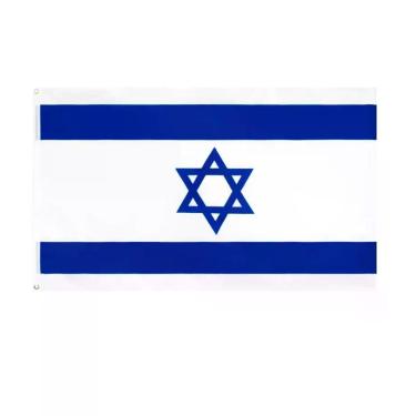 Imagem de  Bandeira de Israel Dupla Face 1,50 x 0,90 Mts Alta Qualidade - Estilo