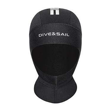 Imagem de Inverno Natação Mergulho M Neoprene Boné Natação Surf Mergulho À deriva Quente Boné de Mergulho Com Ombro