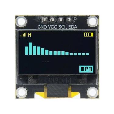 Imagem de Módulo De Display OLED Branco Azul Amarelo 128X64 I2C Driver SSD1315 P