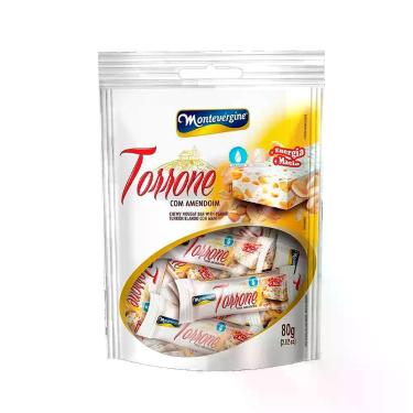 Imagem de Mini Torrone com Amendoim Montevérgine Pacote 80g