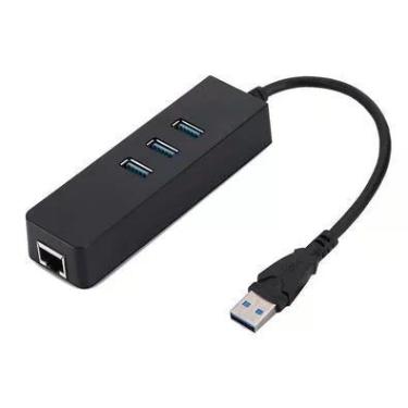 Imagem de Rj-45,  Adaptador USB, HUB, Ethernet, Conversor USB 3.0, Gigabit, Ethernet
