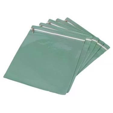 Imagem de Kit 5 Peças Saco Organizador Impermeável com Zíper e Visor Transparent