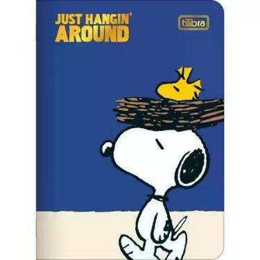 Imagem de Caderneta Grampeada Snoopy 32 Folhas - TILIBRA