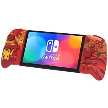 Imagem de Controle Ergonômico HORI Split Pad pro Compacto Vermelho Edição Piakchu para Nintendo Switch (Modo Portátil) Licenciado Oficialmente pela Nintendo