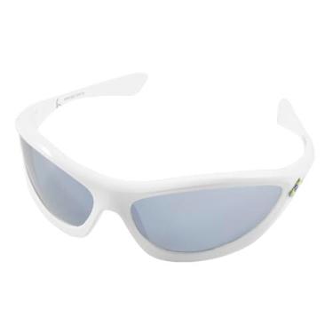 Imagem de Modelo SPY 49 - Large Branca - Lentes: Cinza Espelhada