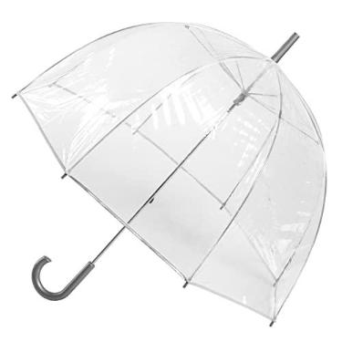 Imagem de totes Guarda-chuva feminino transparente com bolhas, Transparente., 1 pack, Guarda-chuva transparente com bolhas