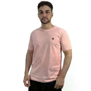 Imagem de Camiseta Masculina Basica Rosa Bebe Dawson New, Rosa, Claro, M