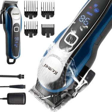 Imagem de Maquininha para Pet Cabelo Barba Profissional Pezinho Azul Motor Forte