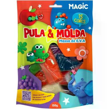 Imagem de Massa para Modelar Criativa Pula e Molda 150G Magic 15CORE