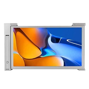 Imagem de Qiilu Extensor duplo de metais, monitor de tela de laptop, eletrônicos, HD 1080p, IPS de 15,4 polegadas, suporte retrátil, portas tipo C, portátil para Offi (S20)