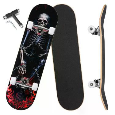 Imagem de SKATE Anyfun 79 cm 8" Prancha de Álamo Canadense