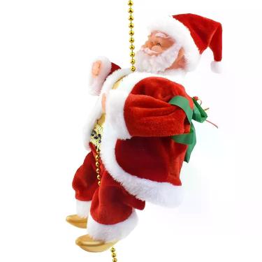 Imagem de Papai Noel Eletrônico que Sobe e Desce no Cordão com Música Natalina  