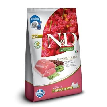 Imagem de N&D Quinoa Controle de Peso para Cães Adultos de Raças Mini e Pequenas Sabor Suíno 2,5Kg