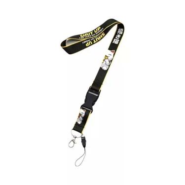 Imagem de Chaveiro Lucky Cat Estilo JDM Com Cordão Para Cartão De Identidade E C