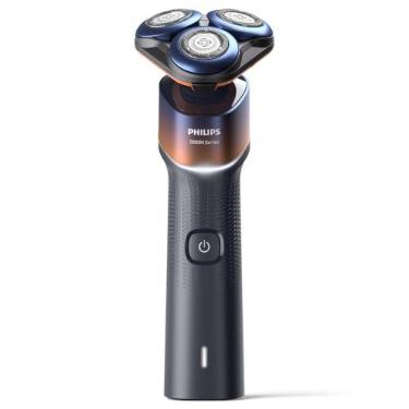 Imagem de Philips Barbeador Elétrico Masculino Skin Protect, Barbear Seco ou Molhado, Cabeças flexíveis 360-D, com Acessório Aparador, Carregamento Rápido - X5012/05