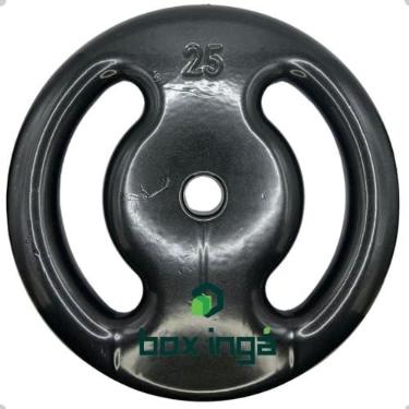 Imagem de Anilha Emborrachada 25 Kg - Preta