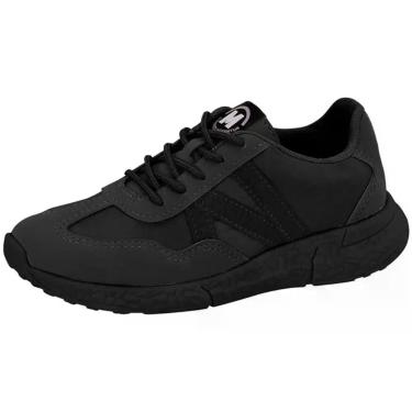 Imagem de Tenis Infantil Menino Confortável Casual Cadarço Molekinho, Preto, 32