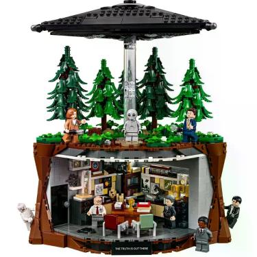 Imagem de Kit de Construção Arquivo X Recriação do Escritório de Fox Mulder com Minifiguras Marrom Lego 1478PEÇAS