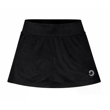 Imagem de Short Saia Esportivo Compass Dry Preto Cor:PretoTamanho:M, Preto, M