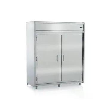 Imagem de Mini Câmara Refrigerada 2 Portas GMCR2100 inox Gelopar 220v