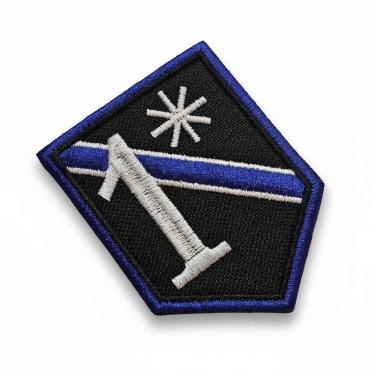 Imagem de M0110-068B Patch Bordado One Ass To Risk Militar 6,8x9cm Cor:A) Termo 