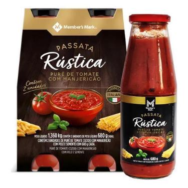 Imagem de Passata Purê De Tomate Com Manjericão 2un 680g Italiano - NoBrand